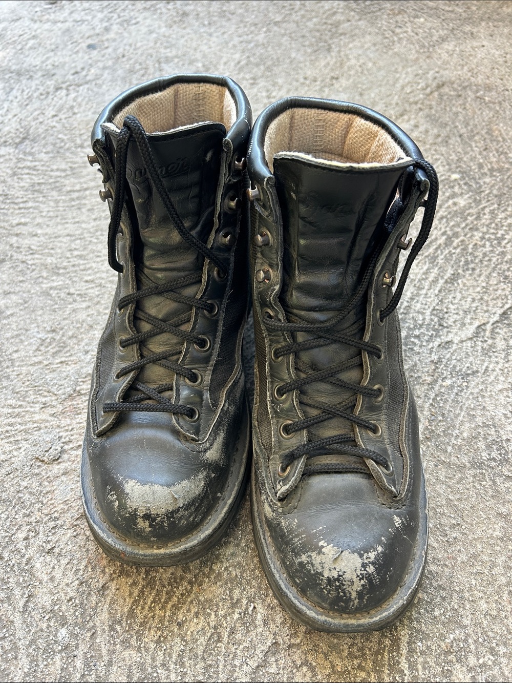 DANNER women’s black danner light Lace-Up Boots size 7